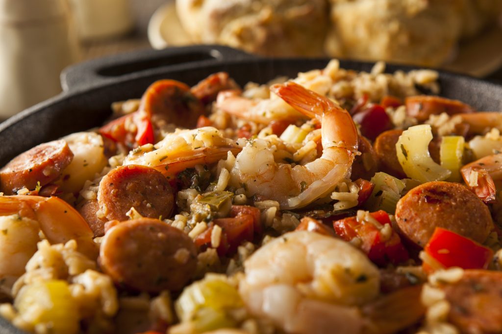 plats géants : Jambalaya